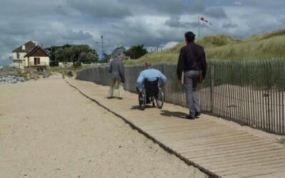 Plage de la Cale sud à Hauteville-sur-Mer, Hauteville-sur-mer, Manche, Basse-Normandie