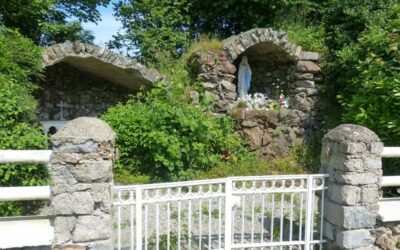 Grotte dédiée à Notre-Dame, Ouville, Manche, Basse-Normandie