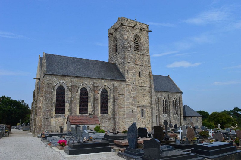 L’Eglise Saint-Vigor, Quettehou, Manche, Basse-Normandie