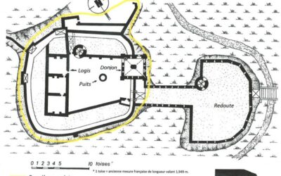 Le Château disparu, Carentan les Marais, Manche, Basse-Normandie